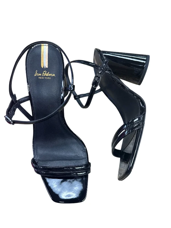 Trendy Sports Footwear Sandals Heels Block By Sam Edelman In Black, Size: 9