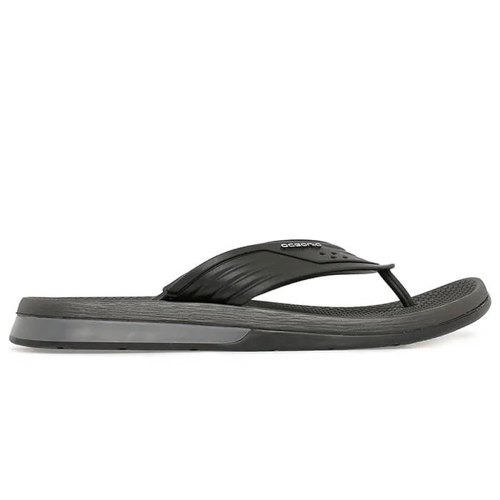 Durable Flip Flops Oceania Wakesurf Sandals - Black/Grey