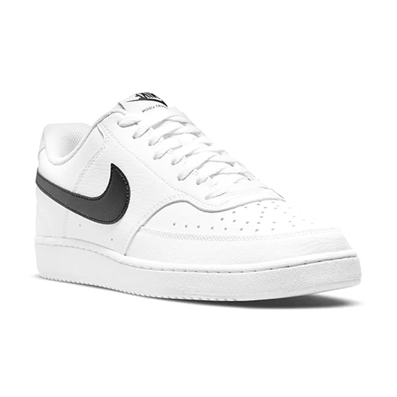 Stylish Running Footwear Men's Court Vision Low Next Nature White/Black/White