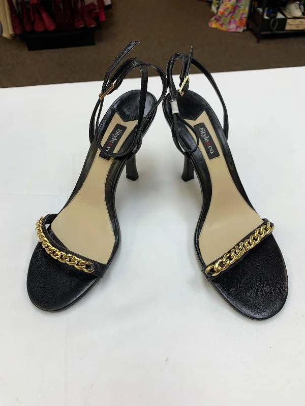 Outdoor Athletic Shoes Sandals Heels Stiletto By Style And Company In Black, Size: 10 Outdoor Athletic Shoes Sandals Heels Stiletto By Style And Company In Black, Size: 10