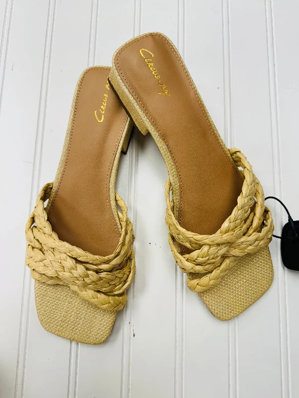 Fashionable Loafers For Sale Sandals Heels Block By Circus By Sam Edelman In Cream, Size: 10 Fashionable Loafers For Sale Sandals Heels Block By Circus By Sam Edelman In Cream, Size: 10