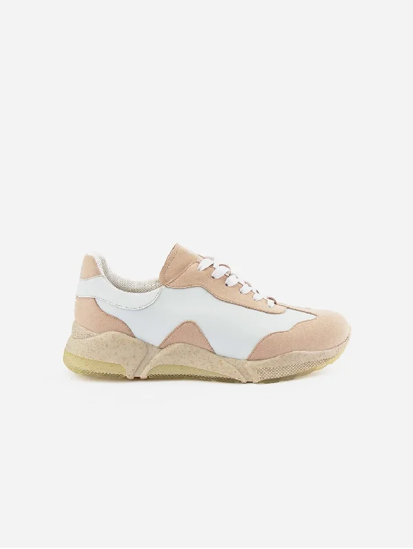 Formal Hiking Footwear RC Unisex Apple Leather Vegan Sneakers | White