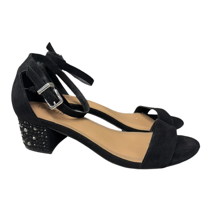 Casual Booties For Sale Sandals Heels Block By Torrid In Black, Size: 10