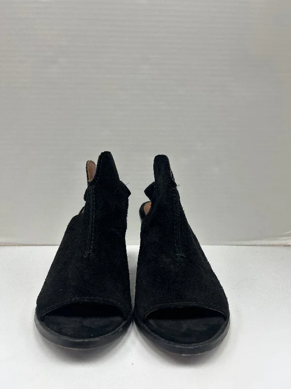 Elegant Wedding Shoes Sandals Heels Block By Frye In Black, Size: 9