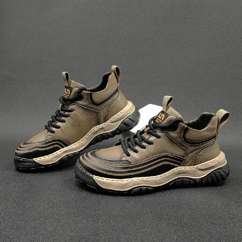Running Shoes For Sale Men Stylish Leather Flat Casual Sneakers