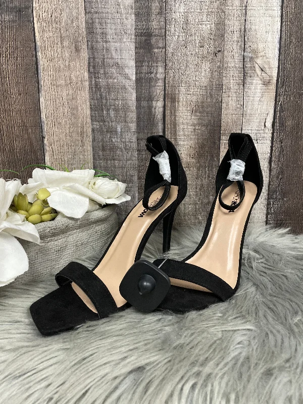 High Quality Sneakers Sandals Heels Stiletto By Fashion Nova In Black, Size: 8.5