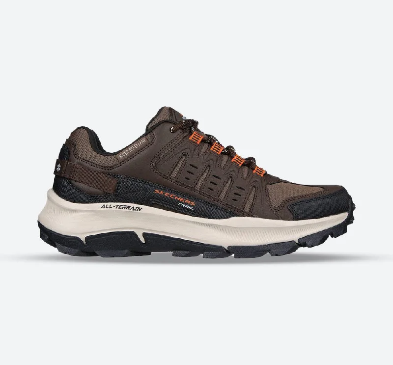Stylish Winter Footwear Men's Wide Fit Skechers 237501 Equalizer 5.0 Trail-Solix Walking Sneakers - Brown/Orange Stylish Winter Footwear Men's Wide Fit Skechers 237501 Equalizer 5.0 Trail-Solix Walking Sneakers - Brown/Orange