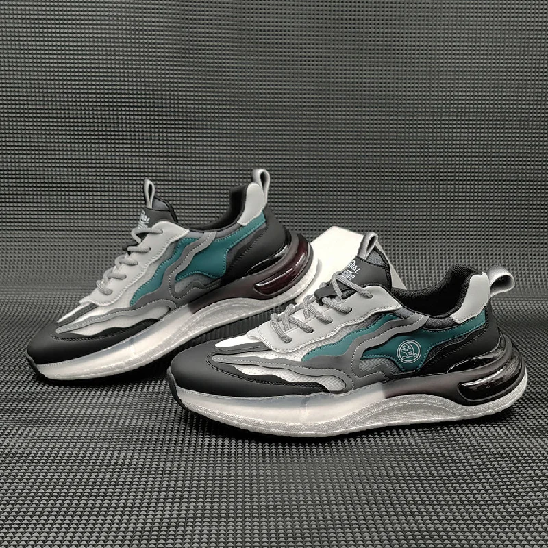 Comfortable Platform Shoes Men Stylish Breathable Soft Casual Running Sneakers
