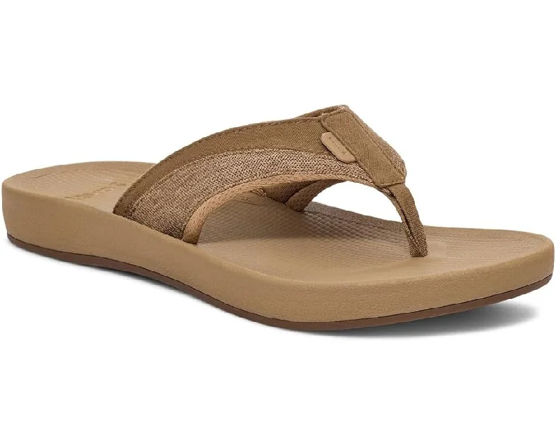 Designer Sneakers For Sale Sanuk Mens Cosmic Seas Mesh Sandals - Tan
