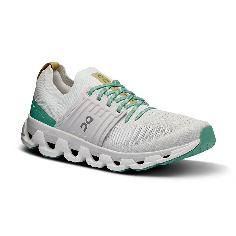 Comfortable Platform Shoes Men's Cloudswift 3 White/Green