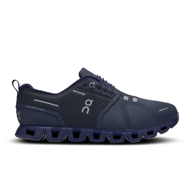 Luxury Hiking Shoes On Men's Cloud 5 Waterproof - Navy/Ink