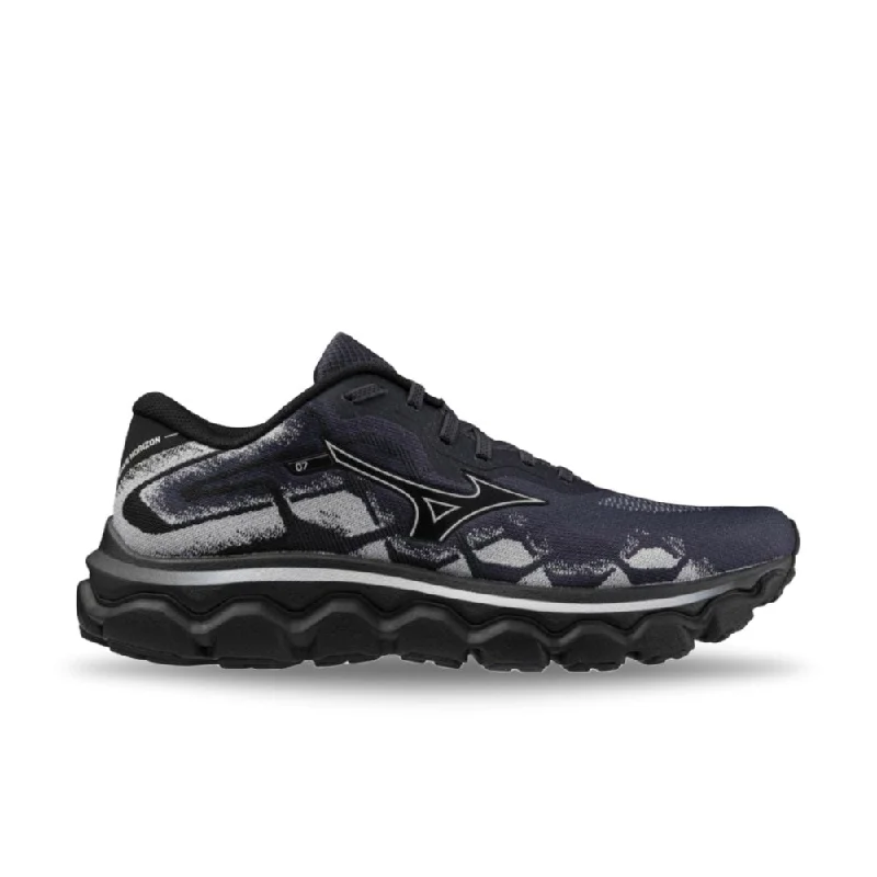 Casual Snow Shoes Mizuno Men's Wave Horizon 7 - Black/Nimbus Cloud