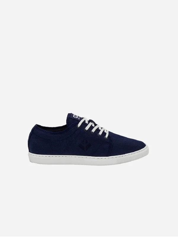 Best Work Boots Gaia Unisex Recycled Canvas Vegan Sneakers | Blue
