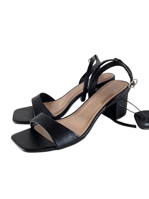 Formal Sports Shoes Sandals Heels Block By A New Day In Black, Size: 9.5