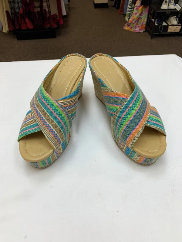 Best Winter Sneakers Sandals Heels Wedge By Cl By Chinese Laundry In Multi-colored, Size: 10 Best Winter Sneakers Sandals Heels Wedge By Cl By Chinese Laundry In Multi-colored, Size: 10