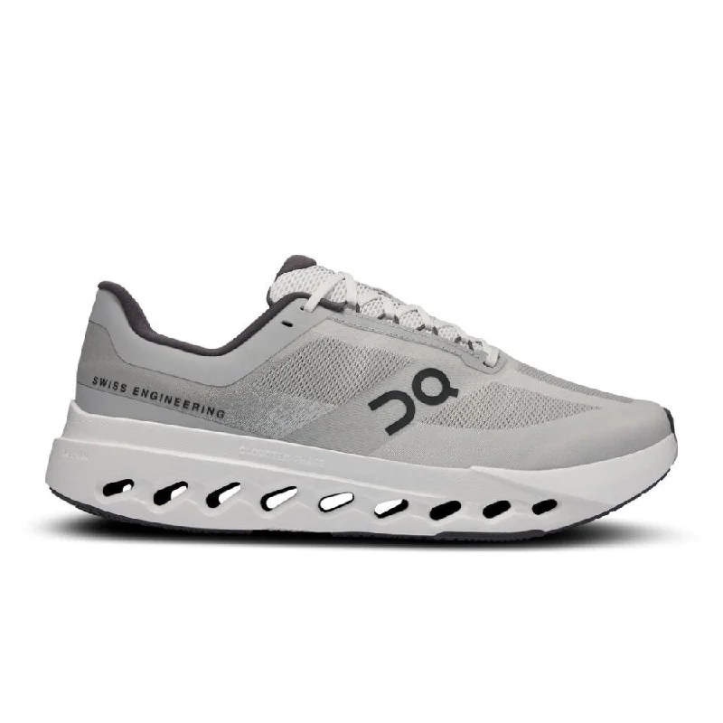 Comfortable Running Sneakers On Men's Cloudsurfer Next - Glacier/White
