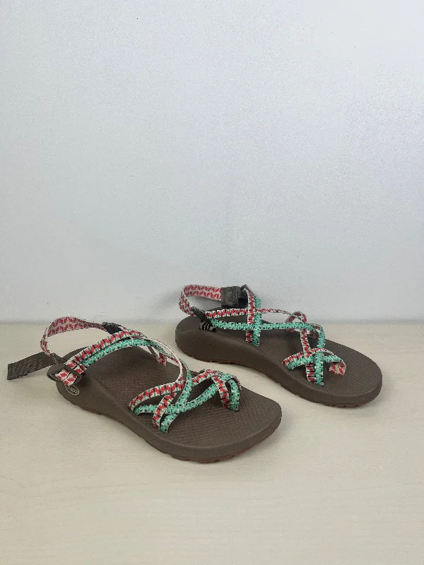 Best Dress Shoes Sandals Sport By Chacos In Multi-colored, Size: 10