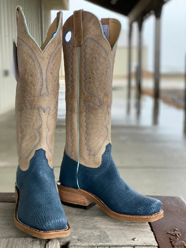 Comfortable Hiking Sandals Olathe Boot Co.  | Blue Safari Shark Boot