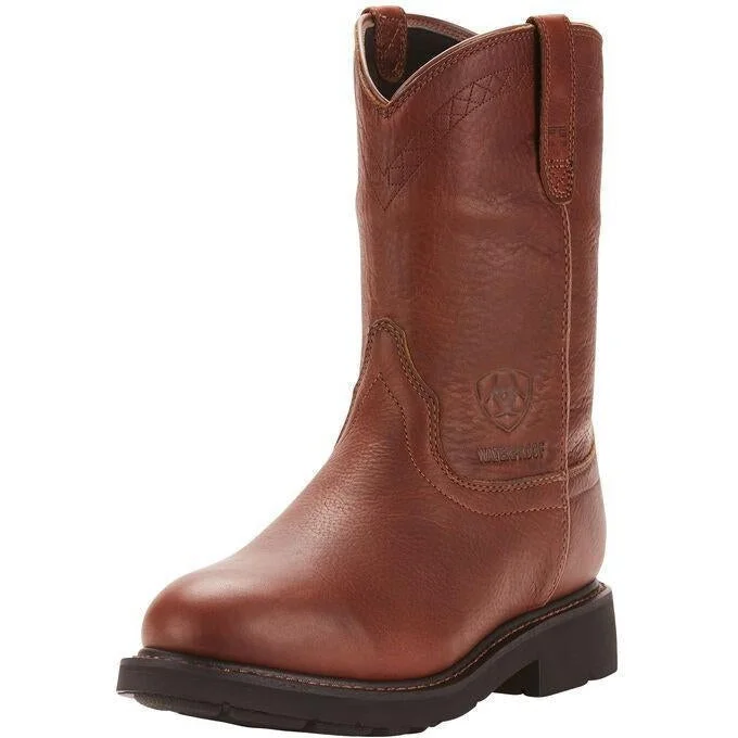 Waterproof Loafers Ariat Men's Sierra 10" Soft Toe WP Work Boot - Sunshine - 10002385 Waterproof Loafers Ariat Men's Sierra 10" Soft Toe WP Work Boot - Sunshine - 10002385