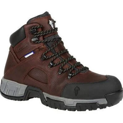 Casual Running Sneakers Michelin Men's Hydroedge 6" Steel Toe WP Work Boot -Brown- XHY662 Casual Running Sneakers Michelin Men's Hydroedge 6" Steel Toe WP Work Boot -Brown- XHY662