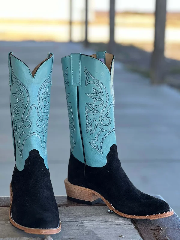 Comfortable Flip Flops Olathe Boot Co. | Black Wyoming J Toe Boot