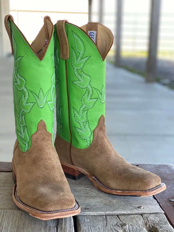 Stylish Platform Boots Anderson Bean | Tan Newman Roughout Boot
