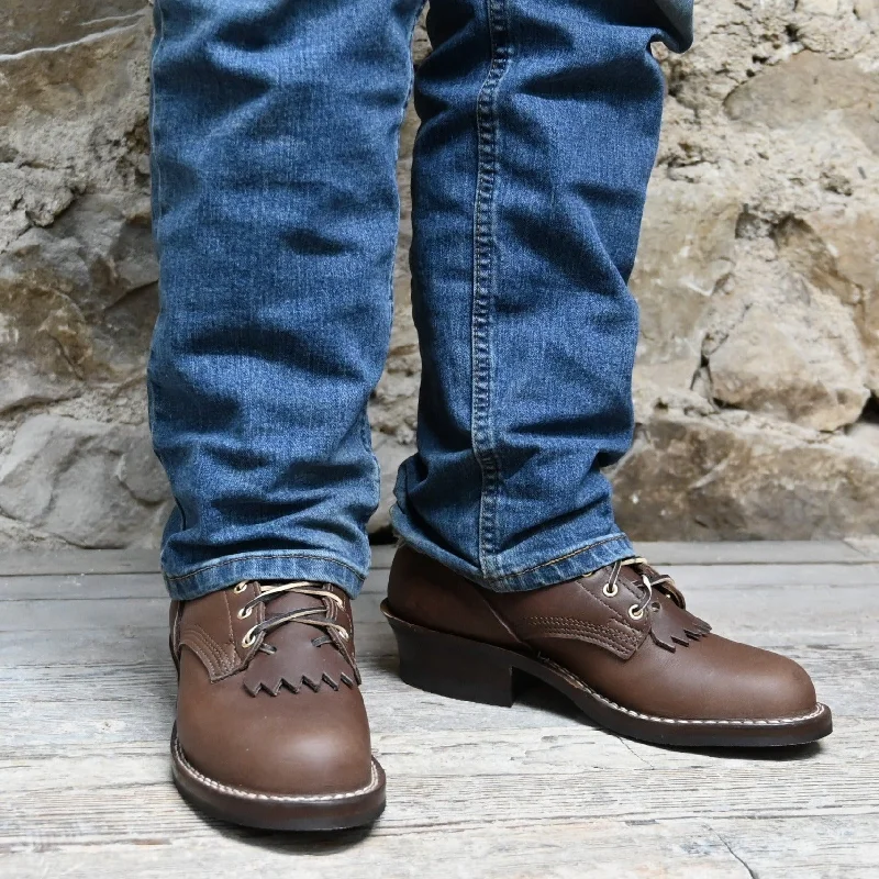 Comfortable Boots For Hiking Nicks Leather Ranger Boot In Walnut