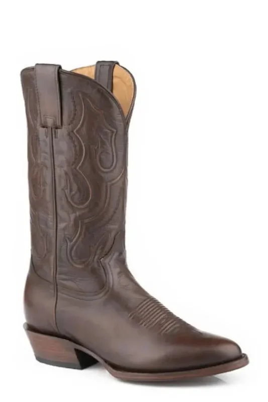 Best Flat Shoes Online Stetson Carlisle (Brown) - Men's Cowboy Boot