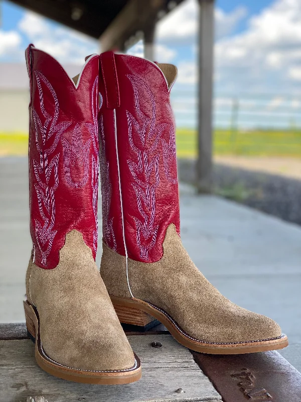 Comfortable Dress Flats Olathe Boot Co | Mesquite Beeswax J-Toe Boot