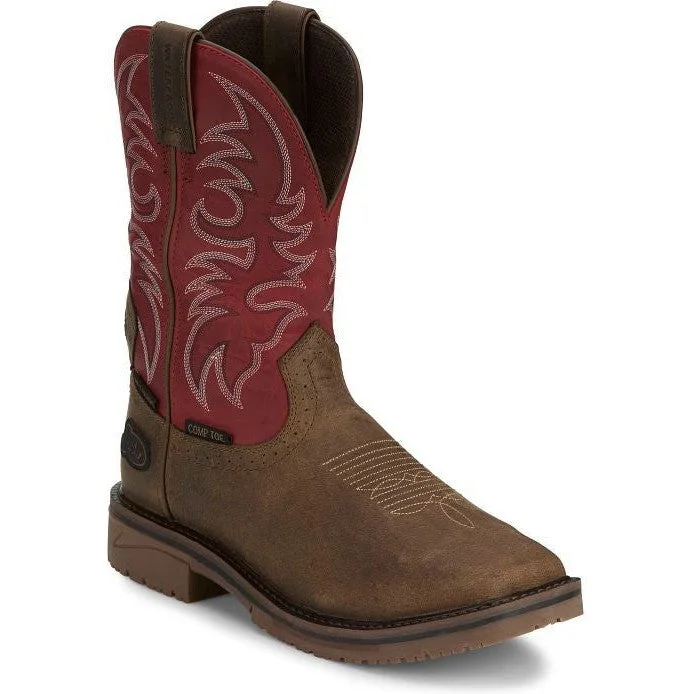Cozy Indoor Slippers Justin Men's Thorn 11" Composite Toe WP Metguard Western Work Boot -Peanut- SE4753 Cozy Indoor Slippers Justin Men's Thorn 11" Composite Toe WP Metguard Western Work Boot -Peanut- SE4753