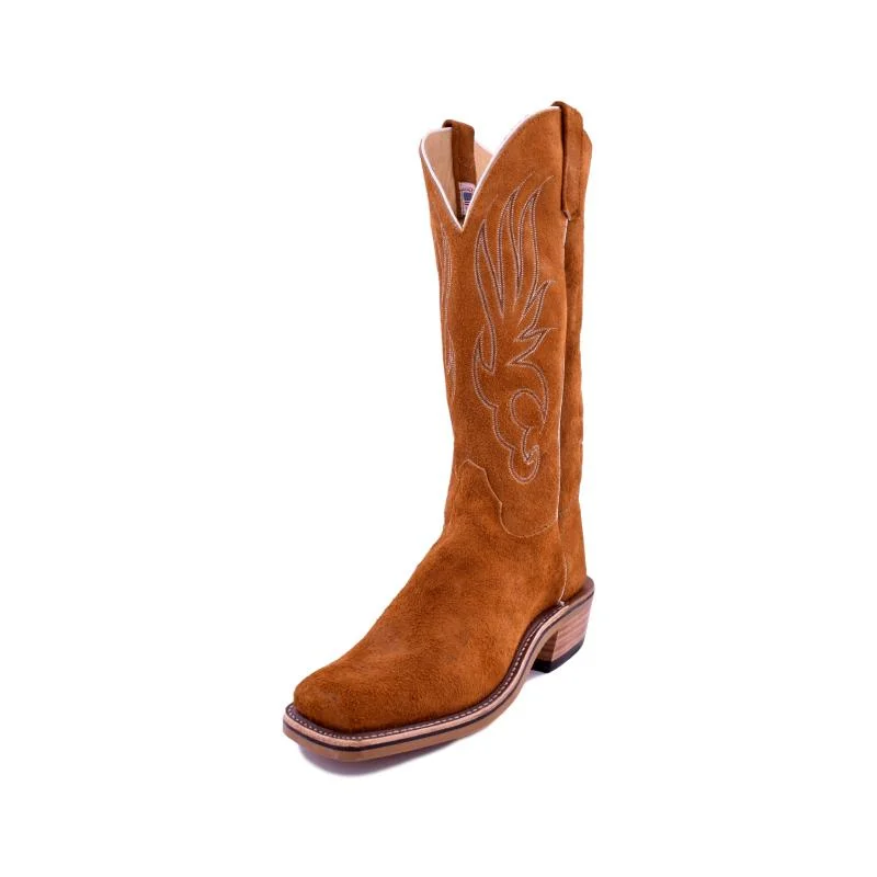 Trendy High Top Sneakers Olathe Boot Co. | All-Over Rust Crazy Horse Roughout Boot