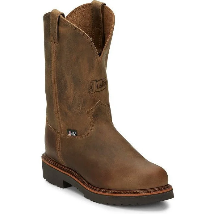 Breathable Hiking Footwear Justin Men's Blueprint 8" USA Western Work Boot -Tan- 4440 Breathable Hiking Footwear Justin Men's Blueprint 8" USA Western Work Boot -Tan- 4440