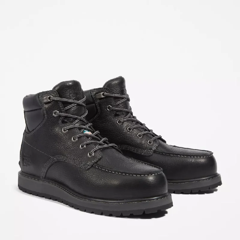 Classic Hiking Boots Timberland Pro Men's Irvine Wedge 6" AT Work Boot -Black- TB1A44WN001 Classic Hiking Boots Timberland Pro Men's Irvine Wedge 6" AT Work Boot -Black- TB1A44WN001