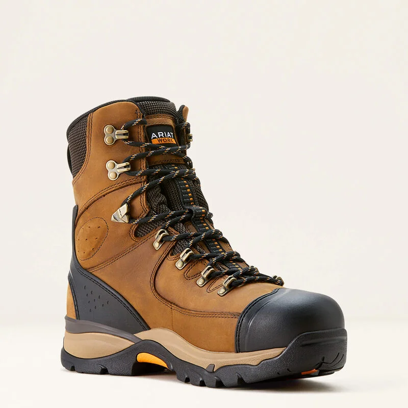 Trendy Sports Footwear Ariat Men's Endeavor 8" Carbon Toe WP Insulated Work Boot -Brown- 10053571 Trendy Sports Footwear Ariat Men's Endeavor 8" Carbon Toe WP Insulated Work Boot -Brown- 10053571