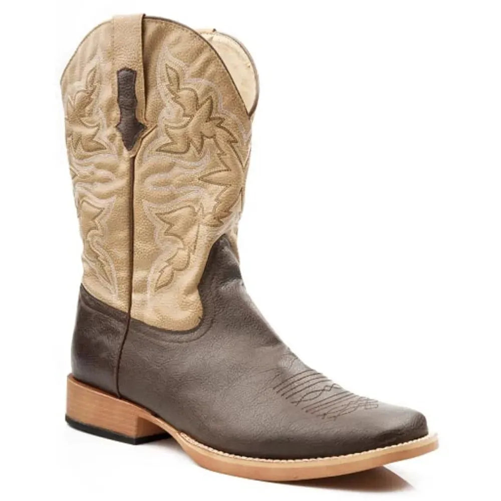 Breathable Sports Shoes Roper Golden Gaucho (Tan/Brown) - Men's Cowboy Boot
