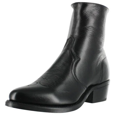 Best Work Boots Abilene Sage Ankle Zipper Boot (Black)