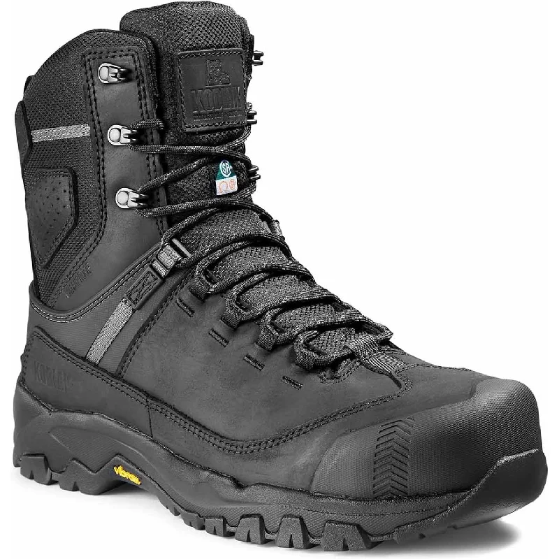 Slip-On Winter Shoes Kodiak Men's Quest Bound 8" Comp Toe WP Safety Work Boot -Black- 4THHBK Slip-On Winter Shoes Kodiak Men's Quest Bound 8" Comp Toe WP Safety Work Boot -Black- 4THHBK