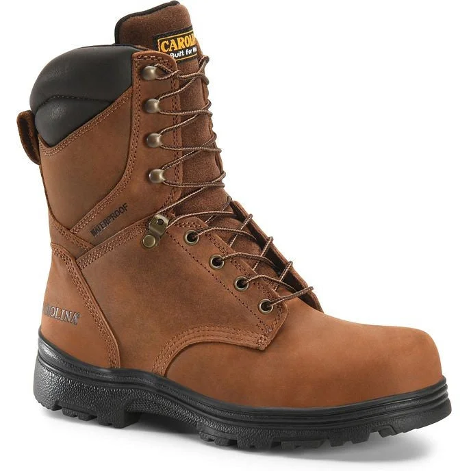 Casual Sandals Collection Carolina Men's Surveyor 8" Steel Toe Waterproof Slip Resist Work Boot -Brown- CA3524 Casual Sandals Collection Carolina Men's Surveyor 8" Steel Toe Waterproof Slip Resist Work Boot -Brown- CA3524