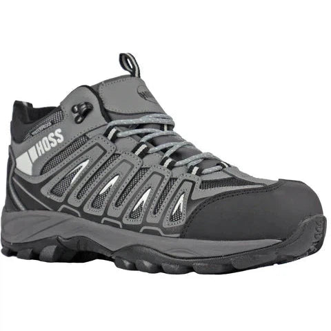 Casual Running Sneakers Hoss Men's Trail Composite Safety WP Toe Work Boot - Grey 53023 Casual Running Sneakers Hoss Men's Trail Composite Safety WP Toe Work Boot - Grey 53023
