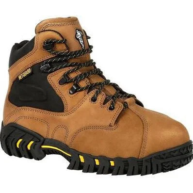 Trendy High Top Sneakers Michelin Men's 6" Steel Toe Internal Metguard Work Boot - Brown - XPX763 Trendy High Top Sneakers Michelin Men's 6" Steel Toe Internal Metguard Work Boot - Brown - XPX763