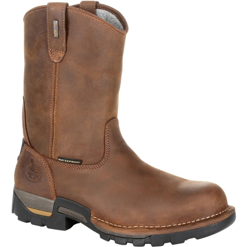 Fashionable Loafers For Sale Georgia Men's Eagle One 10" Soft Toe WP Work Boot - Brown - GB00314 Fashionable Loafers For Sale Georgia Men's Eagle One 10" Soft Toe WP Work Boot - Brown - GB00314