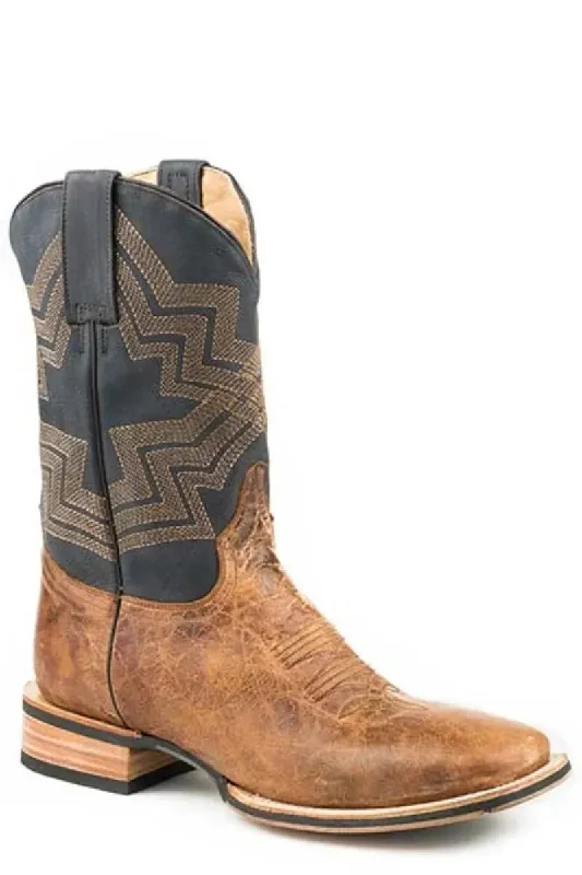 Cozy Casual Shoes Stetson Goddard (Blue) - Men's Cowboy Boot