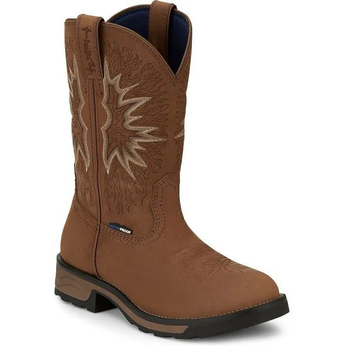 Fashionable Loafers For Sale Tony Lama Men's Boom 11" Round Toe Pull On WP Western Work Boot -Brown- TW3414 Fashionable Loafers For Sale Tony Lama Men's Boom 11" Round Toe Pull On WP Western Work Boot -Brown- TW3414