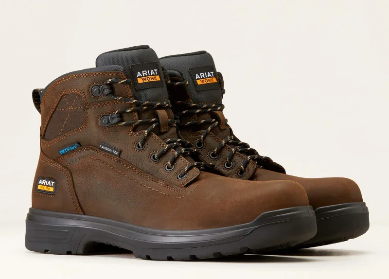 Stylish Winter Boots Ariat Men's Turbo 6" Carbon Toe WP Work Boot - Rich Brown - 10046861 Stylish Winter Boots Ariat Men's Turbo 6" Carbon Toe WP Work Boot - Rich Brown - 10046861