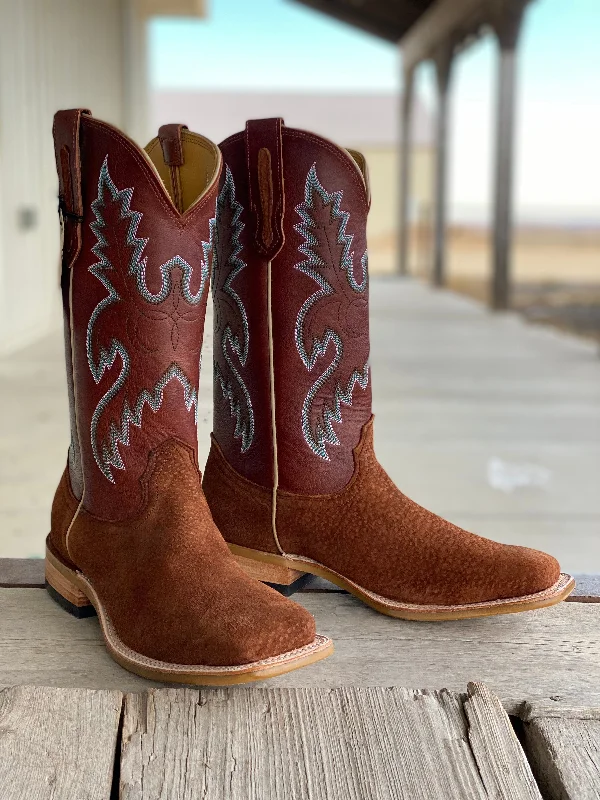 Comfortable Lace-Up Boots Fenoglio | Rust Carpincho Boot