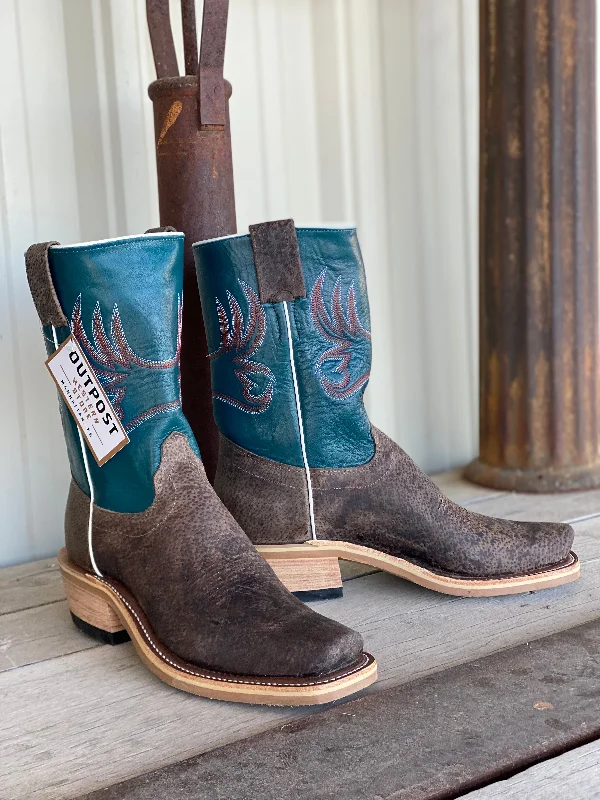 Stylish Winter Footwear Olathe Boot Co. | Charcoal Boar 10" Boot