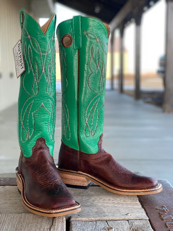 Formal Hiking Footwear Olathe Boot Co. | Saddle Elk Butt Tall Top Boot
