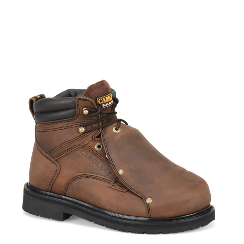 Formal Sports Shoes Carolina Men's 6” Broad Toe MetGuard Work Boot - 599