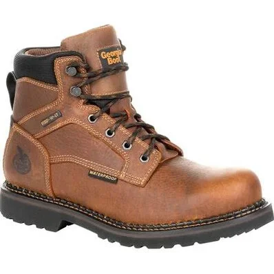 Comfortable Running Sneakers Georgia Men's Giant Revamp 6" ST Waterproof Work Boot -Brown- GB00317 Comfortable Running Sneakers Georgia Men's Giant Revamp 6" ST Waterproof Work Boot -Brown- GB00317