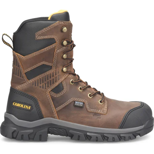 Sporty Hiking Shoes Carolina Men's Falcon 8" Steel Toe Waterproof Slip Resist Work Boot -Brown- CA3592 Sporty Hiking Shoes Carolina Men's Falcon 8" Steel Toe Waterproof Slip Resist Work Boot -Brown- CA3592